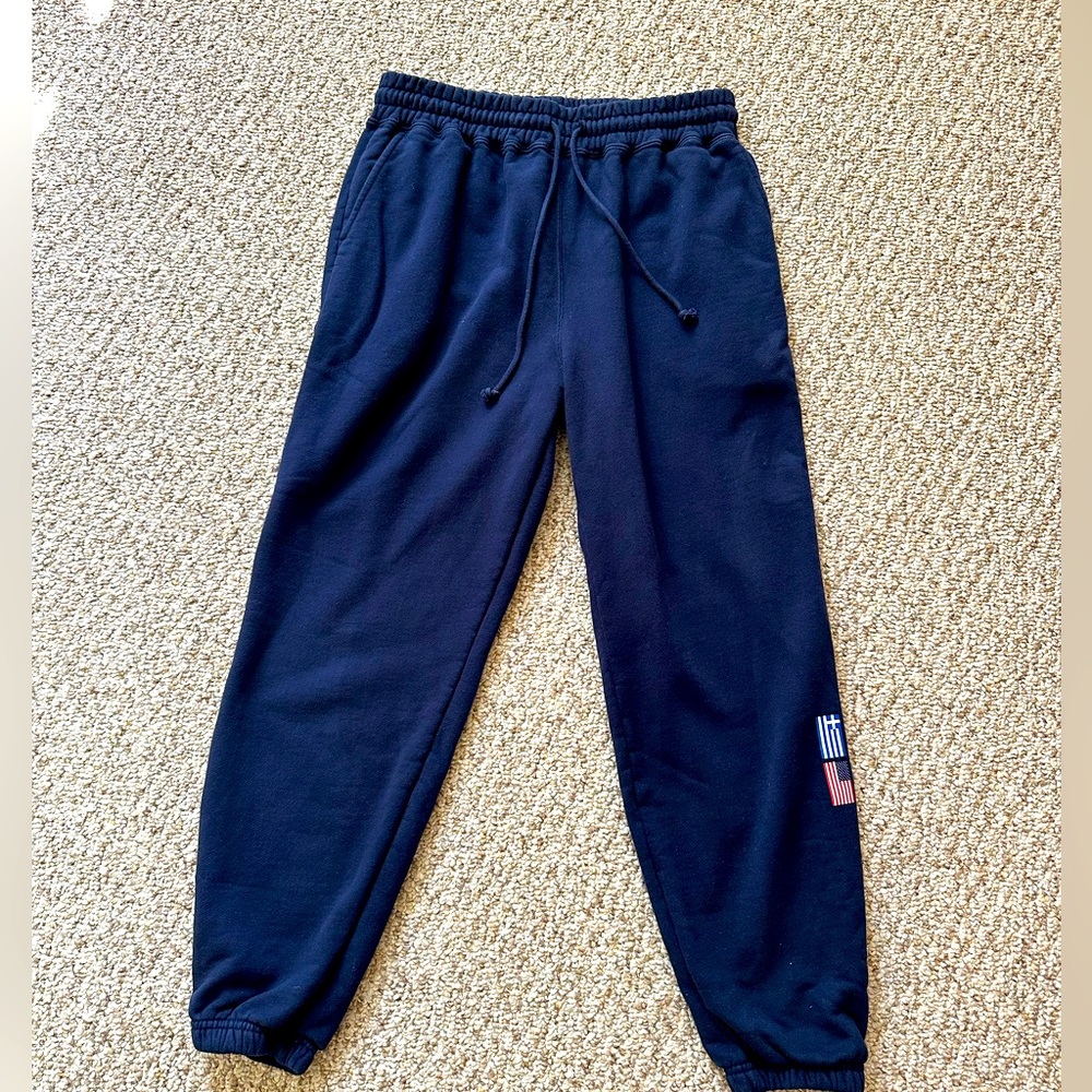 Aime Leon Dore Sweatpants color Navy size Large